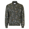 CAMO SUEDE BOMBER JACKET