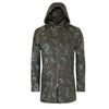 HOOD CAMO LUXURY SUEDE COAT